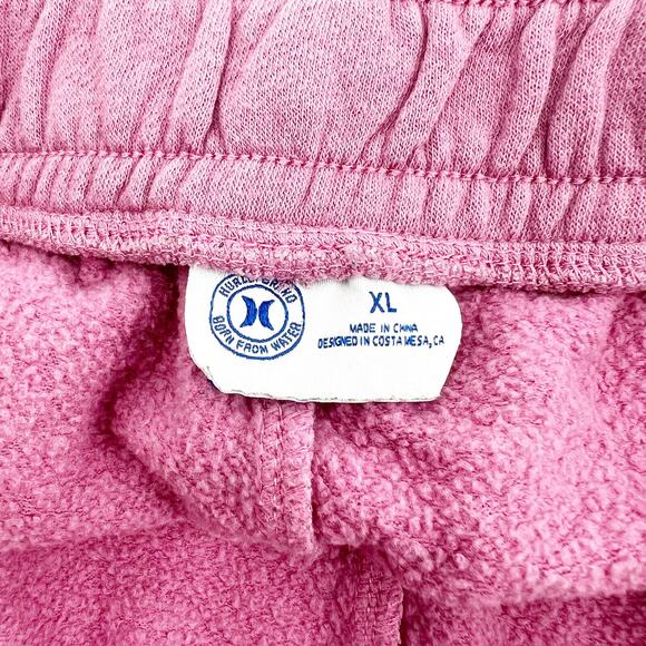 Hurley Red Sweat Shorts XL - Picture 4 of 5